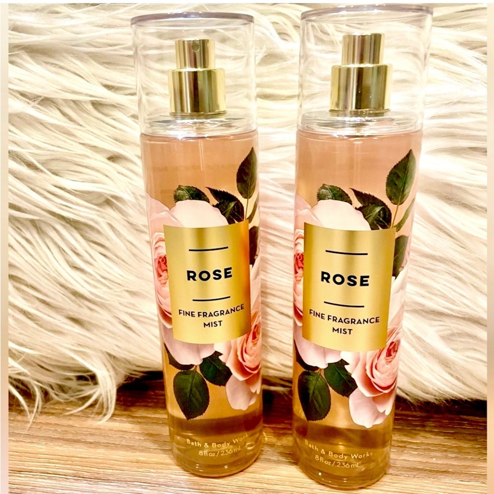 Rose Mist Bath & Body Works Set of 2 - 8 oz each